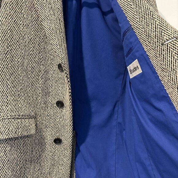 Etudes Tweed Overcoat - Picture 2 of 4